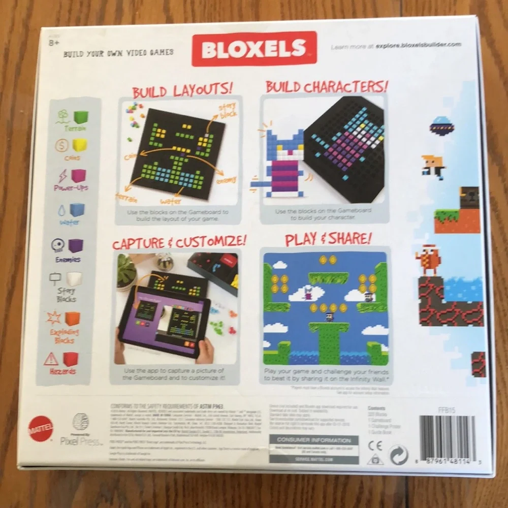 Mattel - Bloxels “build your own video games” - NEW